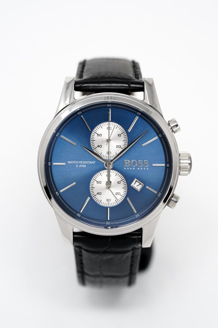 Hugo Boss Men's Watch Chronograph Blue Jet Leather - HB1513283 - Image 2